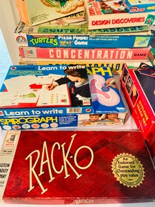 lot 275 image: Vintage Game Night Large Lot of Vintage Games and More