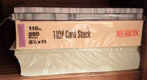 lot 208 image: Quality Card Stock and Printer Paper
