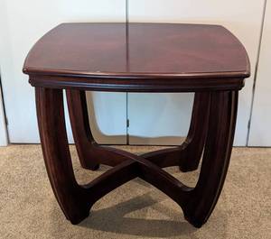 lot 35 image: Bombay Wood Side Table
