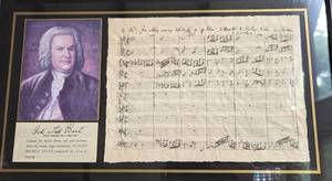 lot 44 image: Pair of Framed Sheet Music Prints