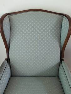 lot 51 image: Vintage Blue Upholstered Armchair