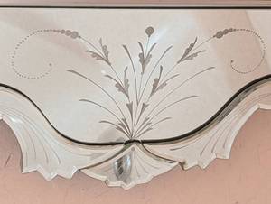 lot 55 image: Etched Glass Wall Shelf
