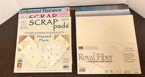 lot 202 image: Large Variety of Colorful Scrapbook Paper