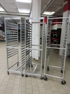 lot 608 image: SHEET PAN RACKS