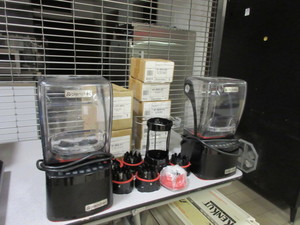 lot 614 image: BLEND TEC BLENDERS WITH REPLACEMENT PARTS