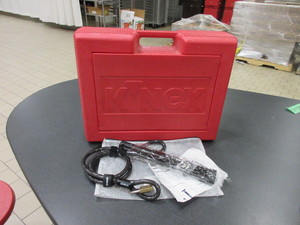 lot 625 image: NEW BIKE LOCK, NEW TIRE PUMP AND A GEAR BUILDING KIT WITH CASE