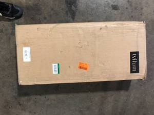 lot 37 image: Tvilum Austin 4-Drawer Walnut Chest of-Drawers Customer Returns See Pictures