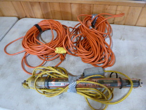 lot 34 image: Extension Cords and Light