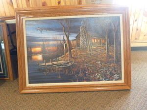 lot 53 image: Jim Hansel Framed Print