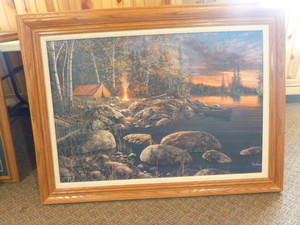 lot 54 image: Jim Hansel Framed Print