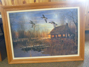 lot 56 image: Jim Hansel Framed Print