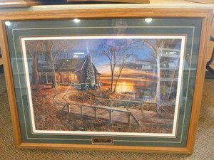lot 58 image: Jim Hansel Framed Print
