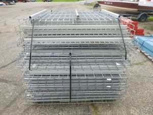 lot 10 image: Pallet Racking Wire Decks