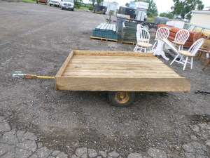 lot 17 image: Homemade Garden Trailer