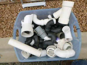 lot 28 image: Container of PVX Fittings