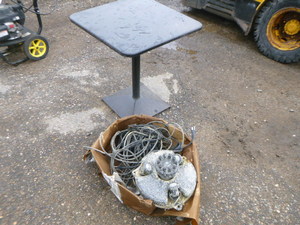 lot 121 image: Pond Fountain and Table