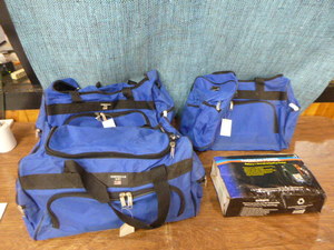 lot 99 image: Battery Charging System and Duffle Bags