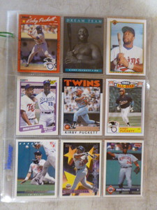 lot 143 image: 27 Kirby Puckett Baseball Cards