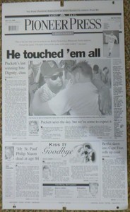 lot 163 image: Kirby Puckett Printers Plate