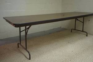 Eight Folding Tables 8ft Long