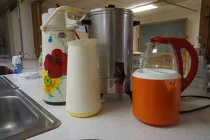 Coffee Pot and Servers