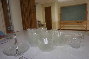 Variety of Small Glass Serving bowls Approximate 40