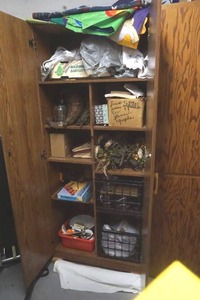 Cabinet with all contents