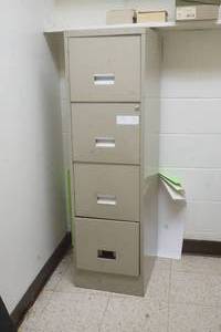 Four Drawer Metal Filing Cabinet