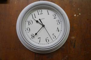 White Wall Clock