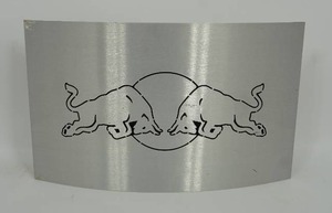 lot 17 image: Another Rarity...Red Bull 3-D Metal Laser-Cut Wall Art Light Adaptable Sign...