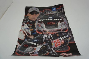 lot 32 image: NASCAR Vintage Poster Art Kevin Harvick #29 GM Goodwrench Monte Carlo