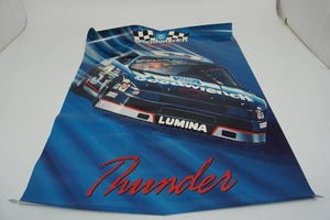 lot 33 image: NASCAR Vintage Poster Art Dale Earnhardt #3 GM Goodwrench Racing Thunder Chevy Lumina