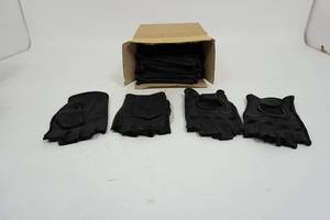 lot 98 image: Motorcycle Biker Gloves Fingerless Glove Leather