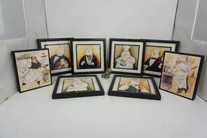 lot 115 image: Collection of Wall Art Chefs