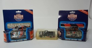 lot 118 image: NASCAR Action Racing Platinum Series Collectables 164 Diecast...Mark Martin #6 Valvoline Winston Cup, Alan Kulwicki #7 Zerex Limited Edition 1995, Goeff Bodine #7 Exide Tanya Tucker Salsa Ford F-150