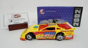 lot 141 image: #201 Billy Ogle Jr 2002 Chevrolet Monte Carlo Xtreme Dirt Late Model Action Racing 10th Anniversary  124 NASCAR Diecast Car.......
