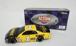 lot 142 image: Hermie Sadler #1 DeWalt 1997 Action Racing 124 NASCAR Diecast Car BANK...