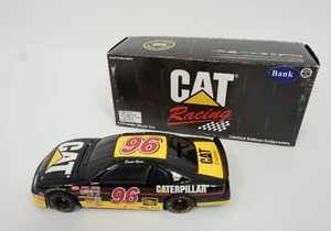 lot 151 image: David Green #96 CAT Racing Caterpillar 1997 Chevy Monte Carlo Action Racing 124 NASCAR Diecast Car BANK...