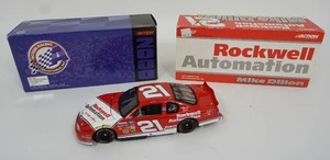 lot 158 image: Mike Dillon #21 Rockwell Automation Busch Series 2000 Action Racing 124 NASCAR Diecast Car BANK...