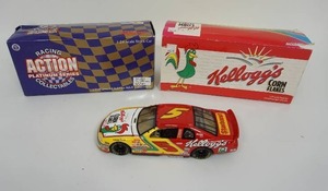 lot 170 image: Terry Labonte #5 Kelloggs Cornflakes1998 Monte Carlo Action Racing Platinum Series 124 NASCAR Diecast Car BANK...