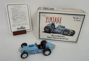 lot 173 image: The Vintage Series Mario Andretti #83 Gapco Special Sprint Car 118 Number 6 in Series...