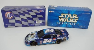 lot 182 image: Jeff Gordon #24 Pepsi Star Wars Episode I 1999 Chevy Monte Carlo 124 NASCAR Diecast Car BANK...
