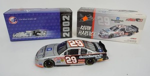 lot 186 image: Kevin Harvick #29 Goodwrench 2002 Monte Carlo Action Racing 124 NASCAR Diecast Car BANK...