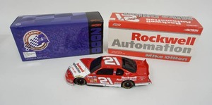 lot 188 image: Mike Dillon #21 Rockwell Automation Busch Series 2000 Action Racing 124 NASCAR Diecast Car BANK...
