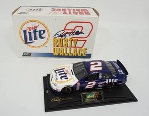 lot 199 image: Rusty Wallace #2 Miller Lite 1977 Ford Thunderbird 124 Action Racing Revell Collection Diecast Car...