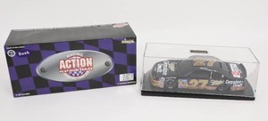 lot 202 image: Rusty Wallace #27 Miller Genuine Draft 124 Action Platinum Series Racing Diecast Car BANK...