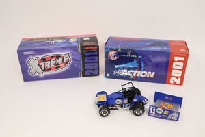 lot 221 image: Steve Kinser #11 124 Extreme Action Racing NASCAR Die-Cast Car 2001...