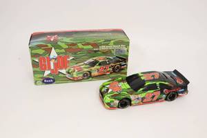 lot 222 image: Kerry Irwin #27 G.I. Joe #1 124 Action Racing NASCAR Die-Cast Car BANK...