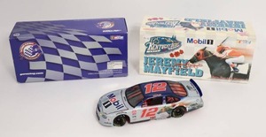 lot 249 image: Jeremy Mayfield #12 Kentucky Derby Mobil 1 124 Action Racing NASCAR Die-Cast Car...
