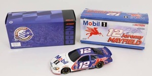 lot 254 image: Jeremy Mayfield #12 Mobil 1 124 Action Racing NASCAR Die-Cast Car BANK 2000...